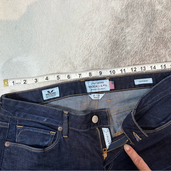 Lucky Brand Lolita Boot dark wash 10 - Picture 4 of 5